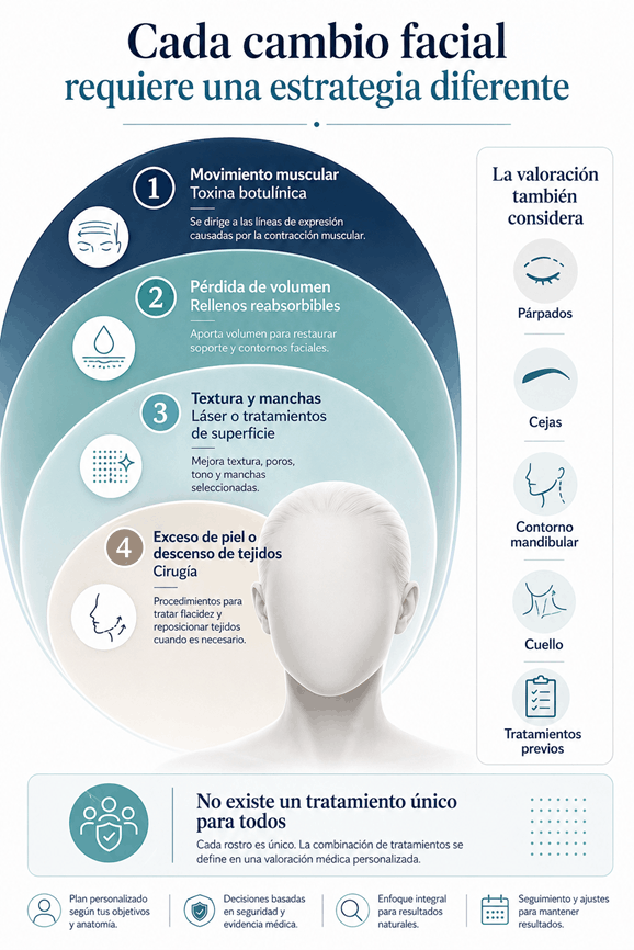 diagrama de cambios faciales